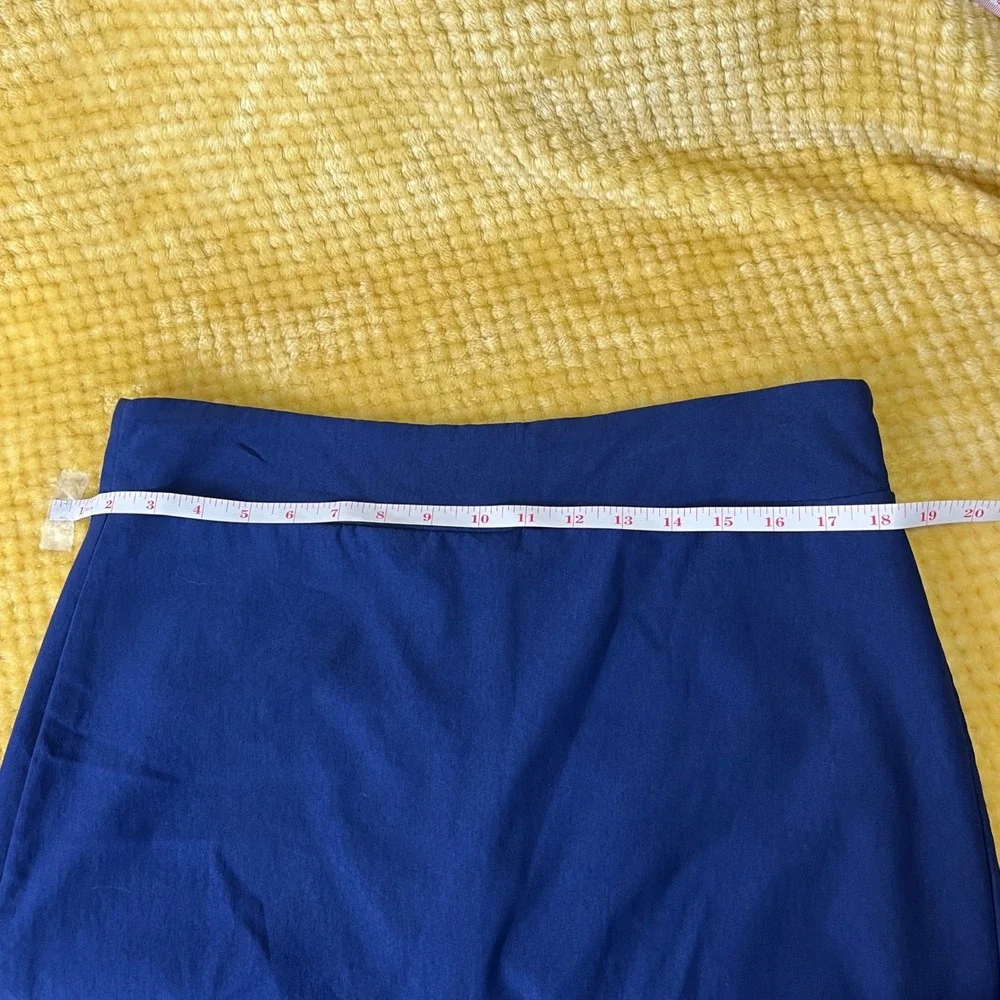 Jason Maxwell Womens Blue Anchor Skort Pull On Mini Skirt‎ PM Petite Medium